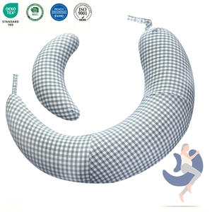 Oreiller de <span class=keywords><strong>grossesse</strong></span> OEM ODM en forme de <span class=keywords><strong>cale</strong></span> pour maman, ensemble d'oreillers confortables pour le soutien du <span class=keywords><strong>ventre</strong></span> et du dos, personnalisable pour la maternité et l'allaitement - Product Image 1