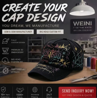 Cappello da Baseball Gotico Y2K all'Ingrosso con Stampa Sfumata di Spine, Stelle e Fiamme, Stile Streetwear
