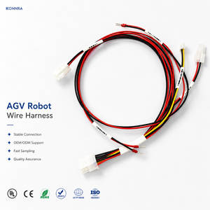 Opslagautomatisering draadkabelsysteem op maat gemaakte AGV robotconnector kabelassemblage OEM ODM - Product Image 1