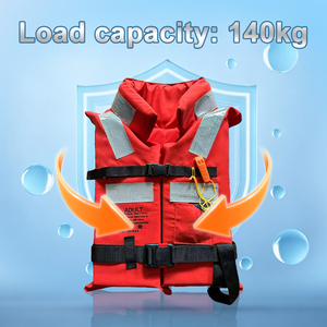<span class=keywords><strong>Gilet</strong></span> <span class=keywords><strong>de</strong></span> <span class=keywords><strong>sauvetage</strong></span> robuste pour adulte, certifié USCG, capacité <span class=keywords><strong>de</strong></span> charge 140 kg, flottabilité 155N, sifflet réfléchissant pour - Product Image 4