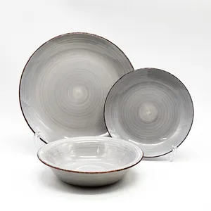 Новое поступление, набор столовой посуды из 18 предметов, посуда/ручная роспись, керамический набор посуды/столовая посуда, суповый набор