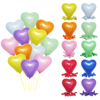 Hoge Kwaliteit Chroom Latex Ballonnen Hart Vorm Bruiloft Decoratie Latex Ballonnen Verschillende Maten Latex Ballon 12 Inch