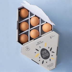 New Triangle Mailer <strong>Box</strong> With Custom Logo Corrugated Egg <strong>Storage</strong> <strong>Box</strong> <strong>Cardboard</strong> Offset Printing Industrial - Product Image 2