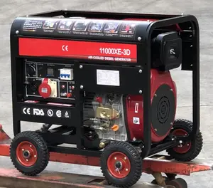 Equipamentos de geração de potência, pequeno gerador diesel 10kw standby silencioso para venda