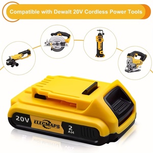 Pack de batterie au lithium 2,0 Ah 20 V + kit chargeur de remplacement pour les batteries d'outils électriques de la série 20 Volt, série DCB - Product Image 3