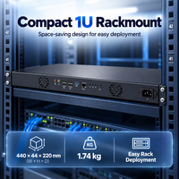 Mini PC K51551UT 1U Serveur Réseau de Virtualisation Core Ultra 5 125H 10GbE SFP+ Multi LAN pour Réseaux d'Entreprise et IA de Pointe