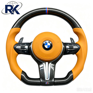 พวงมาลัยหนังคาร์บอนไฟเบอร์ LED RPM สำหรับ Suede M Sport 3 ก้าน หรูหรา สำหรับ F20 F30 F10 F15 F16 ปี 2011-2021 <span class=keywords><strong>ราคา</strong></span>โรงงานถูก - Product Image 2