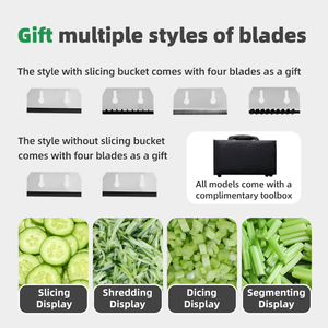 Hot bán 1000 kg/giờ <span class=keywords><strong>Slicer</strong></span> Rau Shredder Cutter Chopper Rau vắt tay thương mại Rau Cutter - Product Image 4