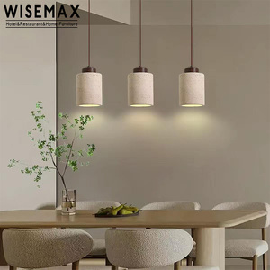 Lampe suspendue en pierre de travertin de style Wabi-sabi WISEMAX FURNITURE pour salon, hôtel, restaurant, bureau, <span class=keywords><strong>villa</strong></span> - Product Image 1