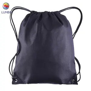 Small Gift Custom Organza Backpack Felt 600D Polyester Nylon Non Woven Drawstring Bag