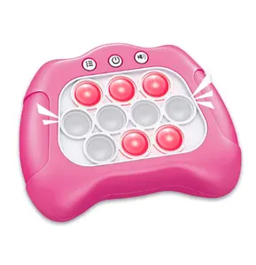TikTok Light up Pop Handheld Electronic Fidget Toy Quick Push Bubble Game avec fonction intelligente Moulé sur mesure