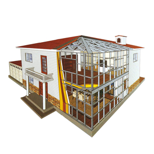 Kit nhà văn phòng xây dựng nhanh chóng-lắp ráp cạnh tranh chi phí ánh sáng khung thép Modular prefab nhà tiền chế - Product Image 2