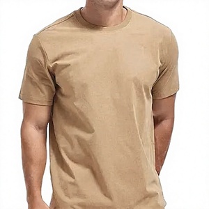 T-shirt pour homme en coton 100% Prix bas MOQ faible T-shirt uni pour homme T-shirt de sport T-shirt à séchage rapide Vêtement de sport - Product Image 1