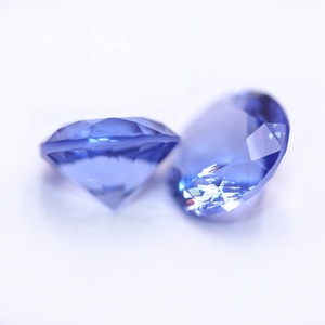 Redleaf Bijoux <span class=keywords><strong>prix</strong></span> Discount <span class=keywords><strong>tanzanite</strong></span> 10.0mm rond brillant coupe verre gemmes - Product Image 2