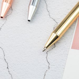 Premium Rose <b>Gold</b> Click - Elegant Metal Ballpoint <b>Pen</b> for Promotional Gifts & Corporate Giveaways - Product Image 3
