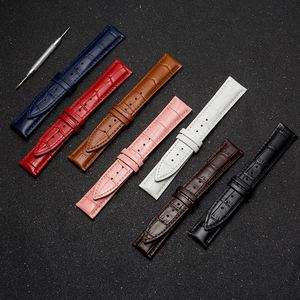 สายนาฬิกาหนังสีโรสโกลด์พร้อมหัวเข็มขัดแบบกดสองชั้น สแตนเลสสตีล ระบายอากาศได้ดี-ลดราคา - Product Image 2