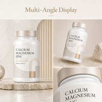 Compléments alimentaires de haute puissance 1,2 g 100 comprimés Calcium Fer Zinc Sélénium avec Vitamine D3 pour la récupération des personnes âgées et l'immunité Vente en gros