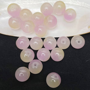 Cuentas de Vidrio Cristalinas Huecas Pintadas a Mano, Material para Manualidades, Cuentas de Cristal de Goma de Mascar, 8/10/12 mm, Colores Mezclados, para la Fabricación de Joyas y Accesorios - Product Image 6