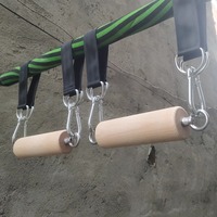 TL-001 Equipo de Entrenamiento de Gimnasio Integrado de Madera Duradera para Escalada en Roca, Fortalecimiento de Agarre, Ejercicio Muscular de Brazos y Antebrazos