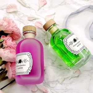 Rond clair givré <span class=keywords><strong>champignon</strong></span> rond 250ml 500ml fruits vin verre à boire bouteille de boisson avec liège - Product Image 4