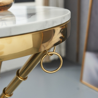 Tables à café de luxe marbre fin tables haut de gamme café tables