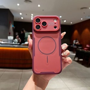 Nouvelle coque de téléphone portable magnétique mate dépolie pour iPhone 18 17 16 15 Pro Max avec bouton IA, en TPU souple antichoc - Product Image 3