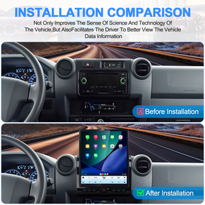 Autoradio Android Navihua 12 pouces avec écran tactile, navigation GPS, mise à niveau multimédia pour Toyota Land Cruiser LC70 LC71 LC76 LC78 LC7 - Product Image 4