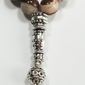 33 Australian Zebra Stone Muslim Prayer Beads Kehribar tasbeh Finger Tesbih Tasbeeh Tally Counter Muslim - Product Image 4