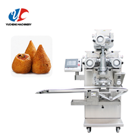 Machine à faire des coxinha, contrôle intelligent, enrobage automatique, formation de cônes, machine à collation brésilienne commerciale