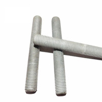 Hot Dip Galvanized Carbon Steel Fully Threaded Rod, DIN975 Standard Grade 8.8 All Thread Bar, Corrosion Resistant Stud Bolt