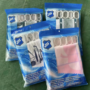 <span class=keywords><strong>Rideau</strong></span> <span class=keywords><strong>de</strong></span> <span class=keywords><strong>douche</strong></span> moderne classique et imprimé en EVA (PEVA) imperméable pour salle <span class=keywords><strong>de</strong></span> bain avec crochets en <span class=keywords><strong>plastique</strong></span> - Product Image 1