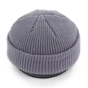 الجملة قبعات منسوجة المطرزة شعار الدافئة قبعة صغيرة مخصصة التطريز الشتاء قبعة