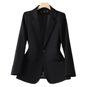 Traje Personalizado <span class=keywords><strong>de</strong></span> Fábrica <span class=keywords><strong>Blazer</strong></span>, Traje <span class=keywords><strong>de</strong></span> <span class=keywords><strong>Mujer</strong></span> Casual <span class=keywords><strong>de</strong></span> <span class=keywords><strong>Oficina</strong></span> <span class=keywords><strong>de</strong></span> Color Sólido con un Solo Botón, <span class=keywords><strong>Blazer</strong></span> <span class=keywords><strong>de</strong></span> <span class=keywords><strong>Mujer</strong></span> Elegante y Delgado - Product Image 1