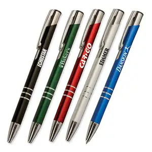 Stylos en métal promotionnels Logo personnalisé stylo à bille de luxe personnalisé cadeau publicitaire stylo à bille en métal