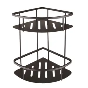 Bathroom Shelf Triangular Storage Rack Sus304 Stainless Steel Corner