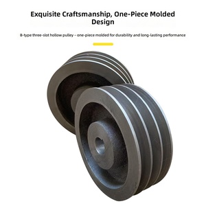 Polea de hierro fundido tipo B de 3 ranuras para correa en V, hecha a medida para motor Xiaomada, rueda Daquan multicanal hecha a medida - Product Image 3