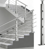 Système de balustrade de balcon moderne en acier inoxydable - Facile à installer pour appartements, hôtels, villas