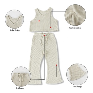 Produttore con Anni di Esperienza, Vendita all'Ingrosso di Completi per Bambini, Set di <span class=keywords><strong>Abbigliamento</strong></span> Senza Maniche per Bambine, Completi Traspiranti per Bambini - Product Image 4