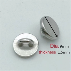 Bán Buôn 10Mm Kim Loại Nickel Miễn Phí <span class=keywords><strong>Snap</strong></span> Khóa Quần Áo Phụ Kiện Tùy Chỉnh Made May <span class=keywords><strong>Snap</strong></span> Nút - Product Image 4