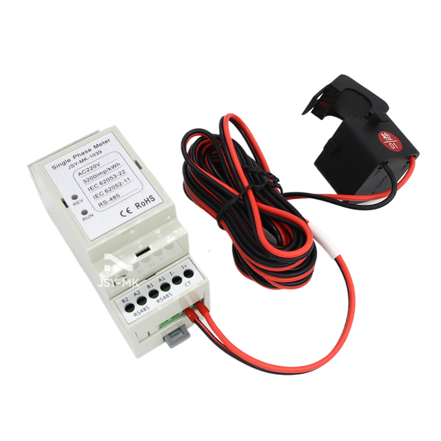 Single-phase Digital Watt Meter Manufacturer's Smart Ampere Frequency Monitor 50Hz Power Consumption Monitor Energy Meters