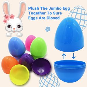 Muestra gratis <span class=keywords><strong>juguetes</strong></span> de Pascua regalos decoración sin terminar <span class=keywords><strong>en</strong></span> blanco liso vacío rellenable gigante grande 6x4 pulgadas <span class=keywords><strong>huevos</strong></span> de Pascua de plástico para la caza de <span class=keywords><strong>huevos</strong></span> - Product Image 3