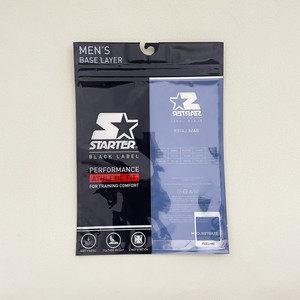 Tùy Chỉnh In Logo Nhựa Quần Áo Móc Áo Móc Áo Của Boys Quần Thể Thao Và Đồ Lót Bao Bì Dây Kéo Tự Đứng Composite Túi - Product Image 1