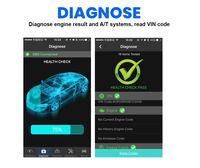 Escáner Bluetooth OBD2 BLE327, Compatible con Protocolos CAN, VPW, PWM, KWP2000, ISO9141