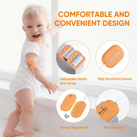 Alarme d'énurésie pour enfants et adultes, télécommande, vibration sonore, 3 modes de rappel, capteur sensible, longue durée de vie de la batterie, 120 heures