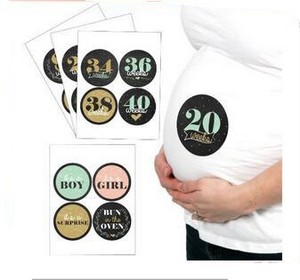 2019 Offre Spéciale Usine Fournir Directement Floral Bébé Mensuel Jalon Autocollants (<span class=keywords><strong>Lot</strong></span> de 20) -de la <span class=keywords><strong>naissance</strong></span> à 12 Mois + 7 - Product Image 3