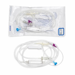Ensemble de perfusion médical jetable Sol-KL avec chambre de <span class=keywords><strong>goutte</strong></span>-à-<span class=keywords><strong>goutte</strong></span>, kit de perfusion IV en PVC - Product Image 2