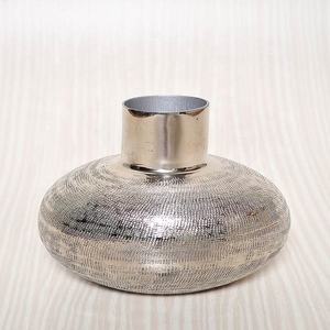 Vase à fleurs de luxe en aluminium de qualité pour décoration de table Pot à fleurs en métal de haute qualité poli miroir Vases à fleurs - Product Image 1