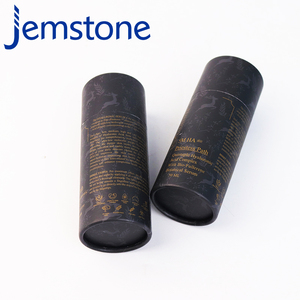 Caja cilíndrica de cartón impresa personalizada al por mayor embalaje de tubo de papel reciclable con manipulación de impresión de desaparición y estampado - Product Image 1