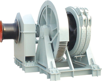 Treuil de tirage d'ancre électrique hydraulique marin 220KN pour fournisseur maritime, treuil à double ancre