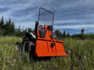 Remorque forestière robuste pour <span class=keywords><strong>tracteur</strong></span> avec treuil de débardage de bois, câble en acier de 70 m, capacité de 380 kg, garantie 1 an - Product Image 6